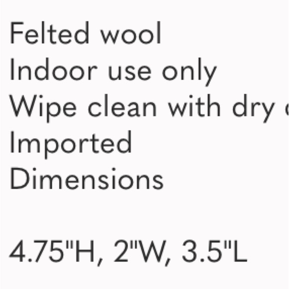 Anthropologie Felt Skiing Dog Christmas Ornament - Picture 3 of 4